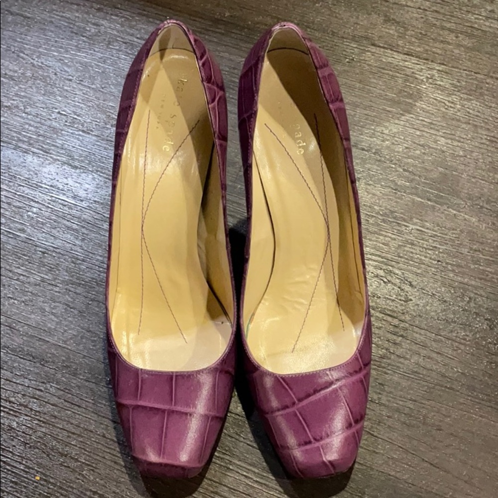 Kate spade Susannah purple pump